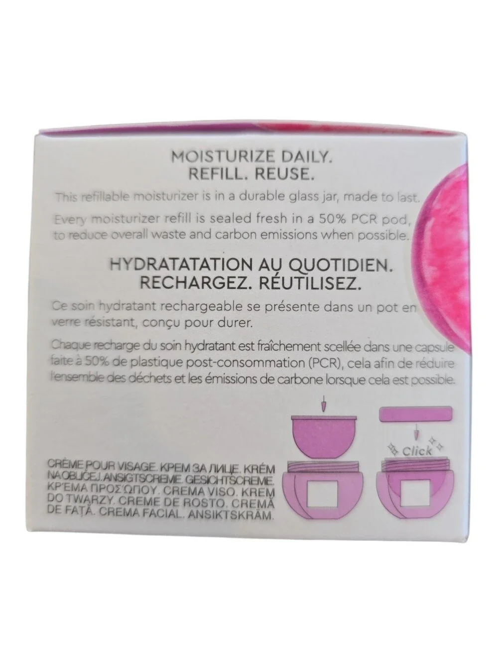 Glow Recipe NIB Plum Plump Refillable Hyaluronic Acid Moisturizer  1.7oz